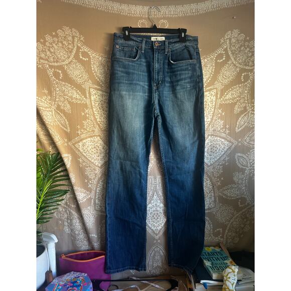 Current/ Elliott Straight Leg Jeans Medium Wash Size 30 - Picture 3 of 10